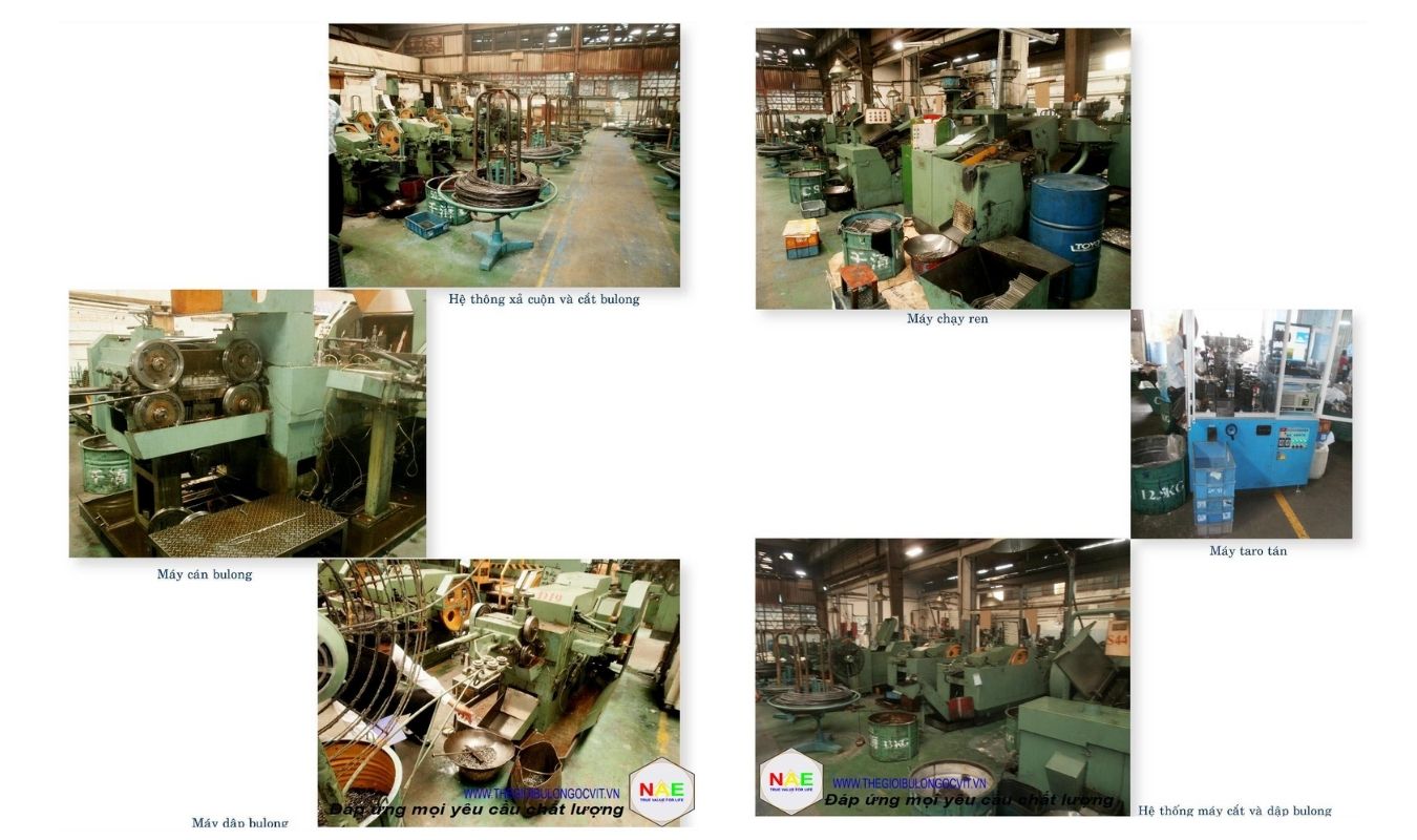 Một số hình ảnh nhà xưởng sản xuất bu lông